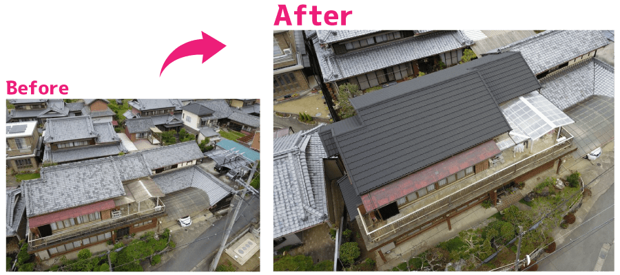 屋根の耐震補強工事 軽くて強い屋根とは 三重県津市の屋根修理専門店