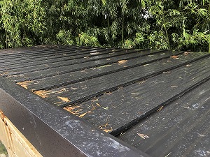 「金属屋根 たてひら」三重県亀山市東町 Ｋ様屋根カバー工法・アフター１年点検