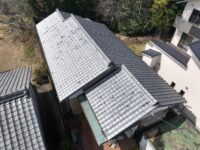 「既存瓦・漆喰」三重県津市観音寺町A様　部分葺き直し・漆喰工事　５年アフター点検