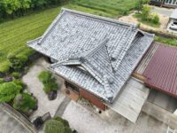 「既存瓦」津市白山町U様　屋根葺き直し工事・１年アフター点検