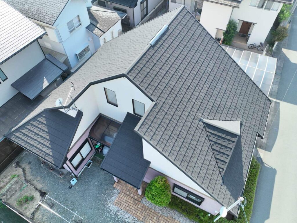 『屋根カバー工事・デクラ屋根システム・セネター』松阪市五反田町　T様
