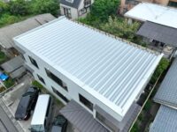 「 ヨドルーフ166ハゼ」津市末広町A様　屋根カバー工法・1年アフター点検