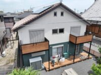 「 ケイミュー」四日市市東阿倉川I様　外壁カバー工法・外壁塗装・防水・板金工事・5年アフター点検