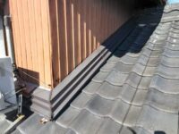 「 ケイミュー ルーガ雅」津市香良洲町T様　屋根葺き替え・板金工事・10年アフター点検