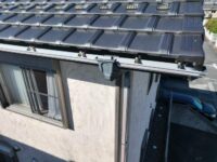「サンライズ株式会社　SRシール　H100」四日市市別山M様　雨樋・防水工事・7年アフター点検