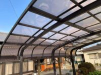 「 タキロンポリカボネートプレート　グレースモーク」津市美里町F様　屋根修理・1年アフター点検