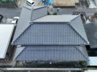 「既存瓦」津市垂水Y様　屋根葺き直し・雨樋・漆喰工事・7年アフター点検