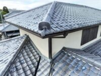 「既存瓦」津市桜田町D様　屋根修理・屋根葺き直し・雨樋・板金工事・1年アフター点検