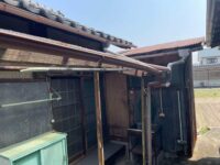 「既存雨樋」津市安東町Y様　雨樋工事・5年アフター点検