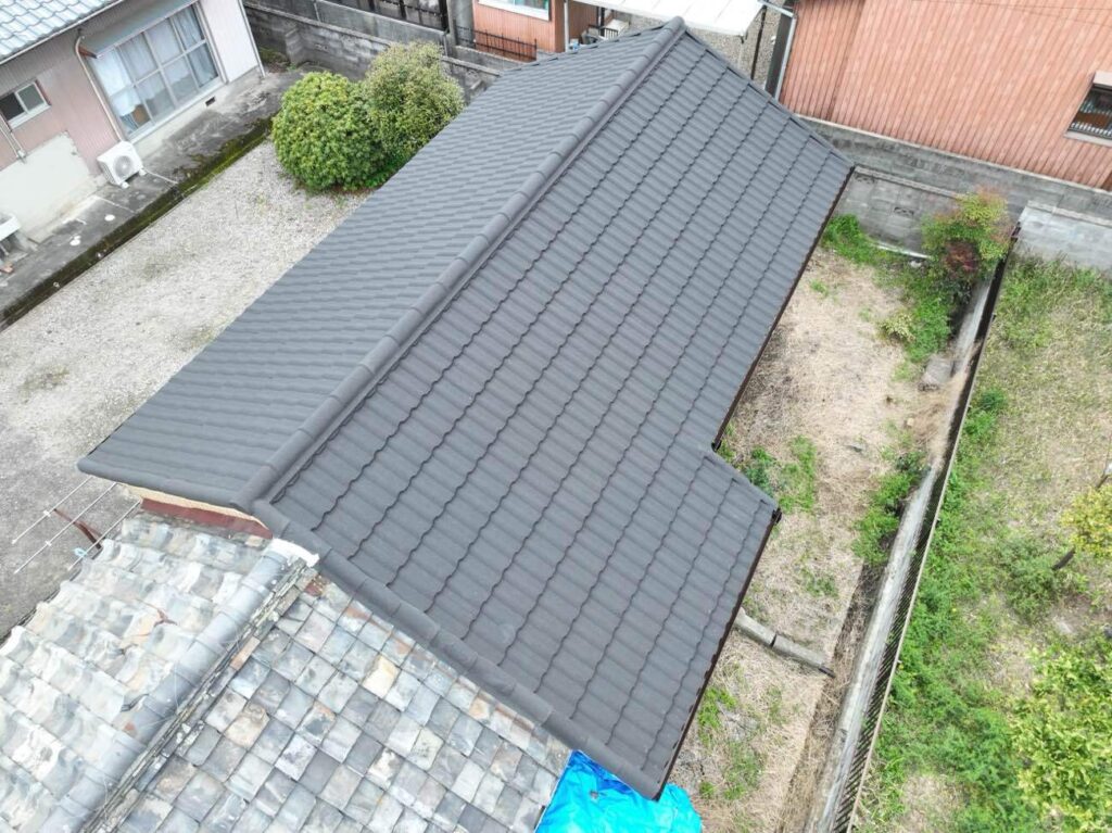 『屋根改修工事・デクラ屋根システム　ミラノ』津市高茶屋　T様