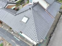 「既存瓦」津市木造町M様　屋根葺き直し・漆喰工事・5年アフター点検
