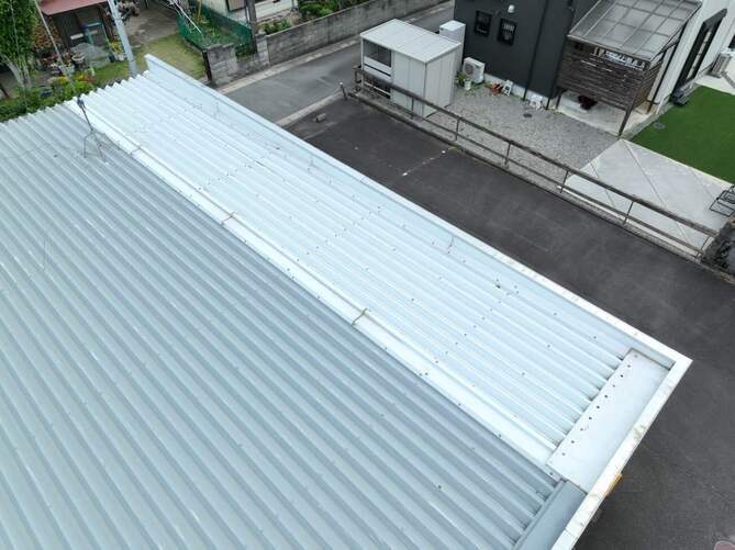 津市高茶屋M様　屋根カバー工法・3年アフター点検