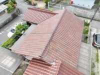 「既存瓦」津市久居小野辺町様　屋根葺き直し・漆喰工事・3年アフター点検
