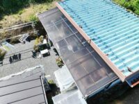 「ブロンズ・エンボス柄」四日市市桜町様　屋根修理・漆喰・ポリカ工事・1年アフター点検
